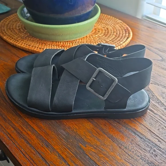 Kork-Ease Black Women's Sandals - Picture 4 of 9